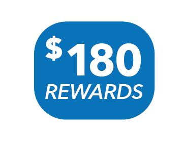 $180 Rewards Icon